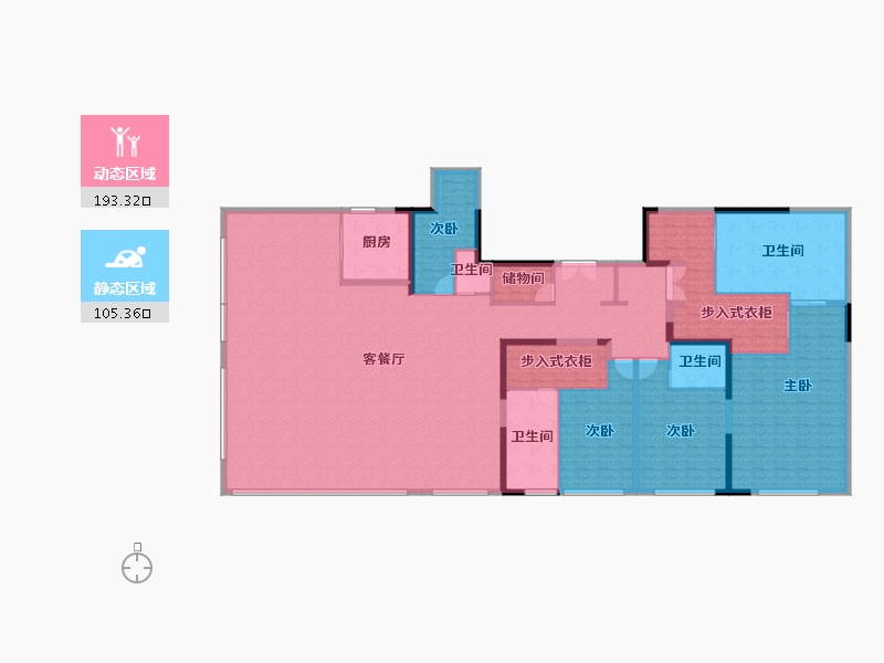 陕西省-西安市-招商西安序-276.08-户型库-动静分区