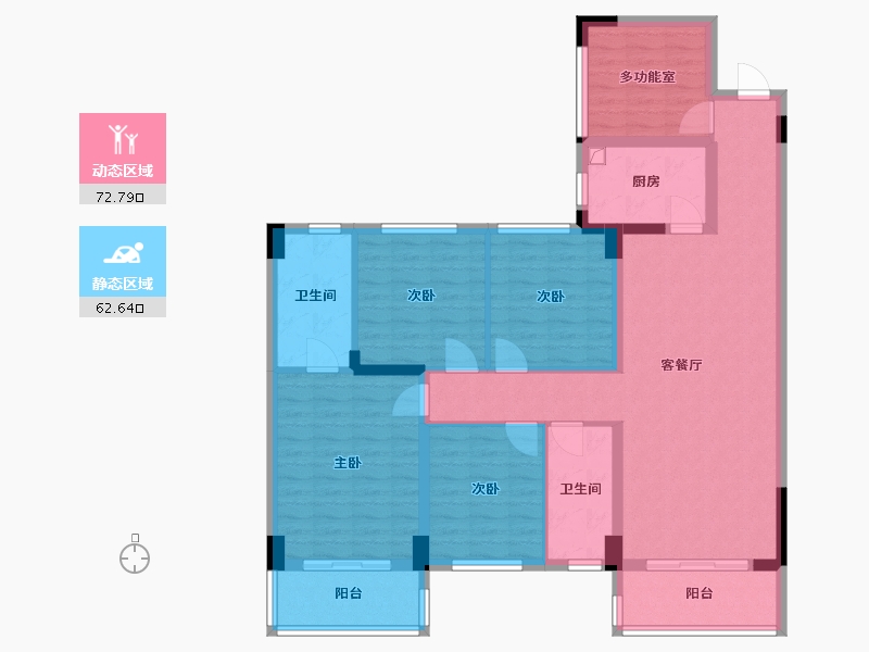 海南省-万宁市-万润名苑-135.00-户型库-动静分区