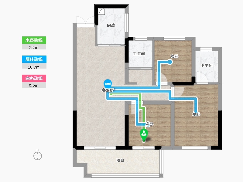 河南省-开封市-永威·梅隆樾-78.92-户型库-动静线