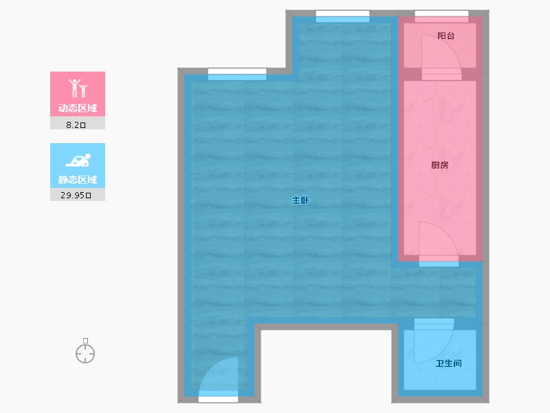 北京-北京市-唐家岭新城-东区-36.80-户型库-动静分区