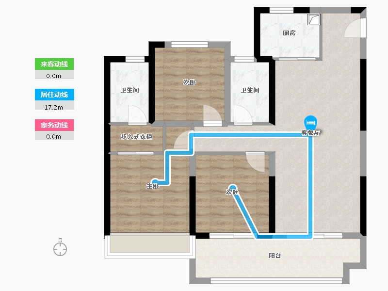 山东省-威海市-中南漫悦湾-92.00-户型库-动静线