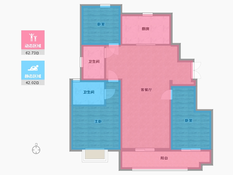 河南省-新乡市-华龙云境-115.00-户型库-动静分区