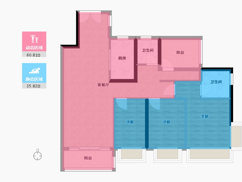 广东省-珠海市-华府-92.00-户型库-动静分区