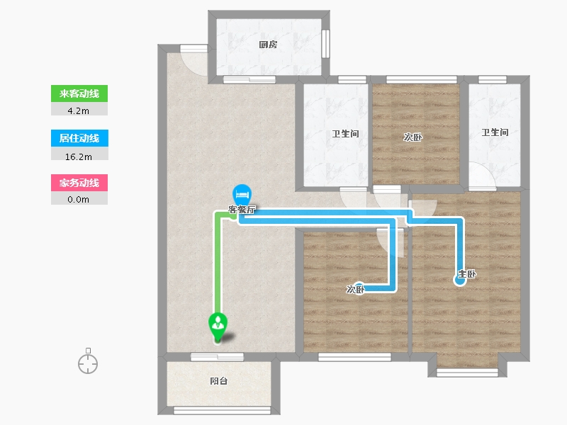 山西省-晋城市-盛世城-92.80-户型库-动静线