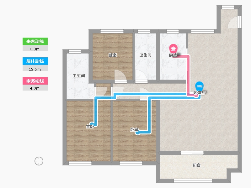 福建省-福州市-福州国贸学原-三期-92.00-户型库-动静线