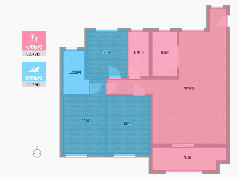 福建省-福州市-福州国贸学原-三期-92.00-户型库-动静分区