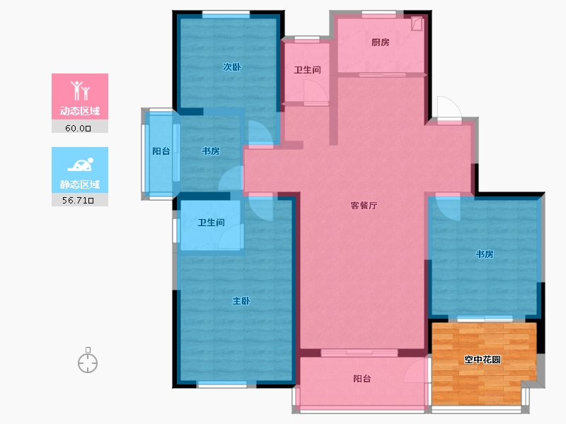 山东省-临沂市-水岸名城-142.00-户型库-动静分区