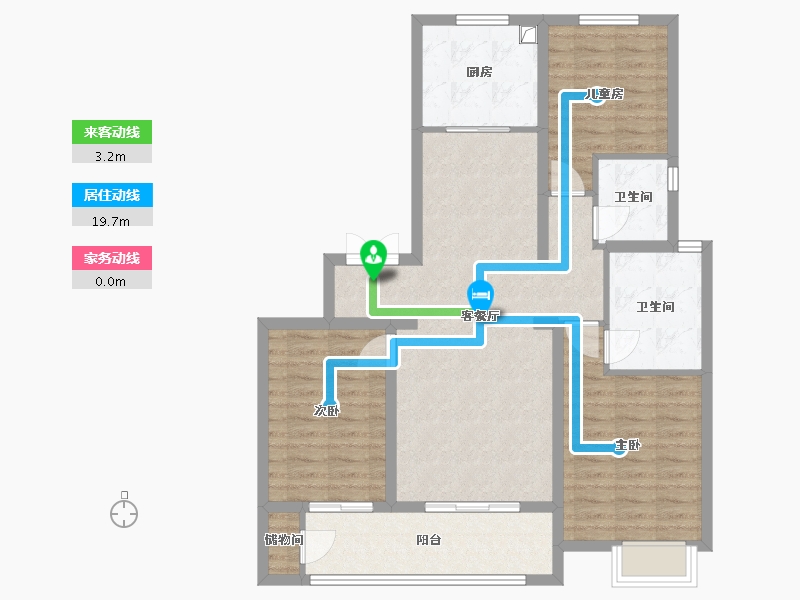 山西省-晋中市-保利时光印象-114.40-户型库-动静线