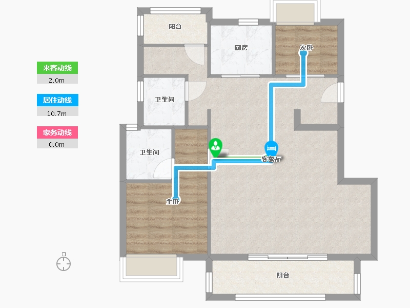 安徽省-合肥市-龙湖春江紫宸-93.00-户型库-动静线