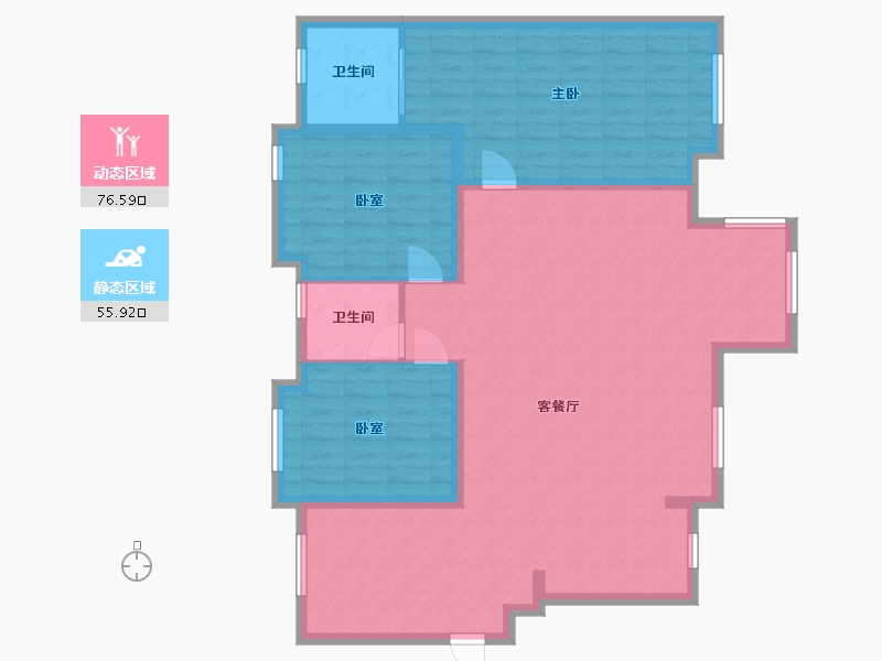 海南省-海口市-天街华府-130.00-户型库-动静分区