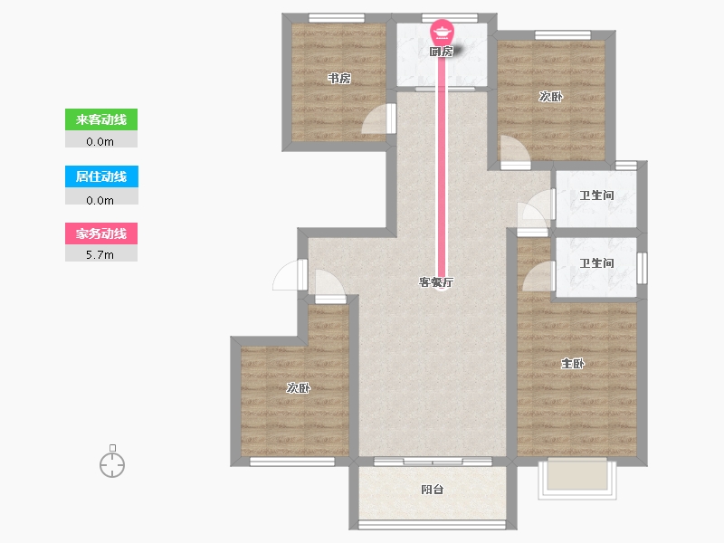 陕西省-榆林市-中兴楼-112.00-户型库-动静线