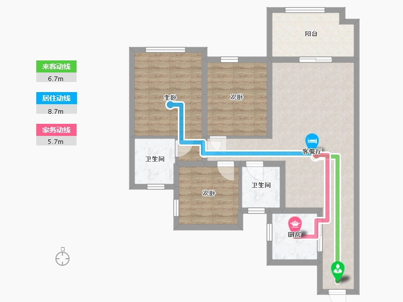 四川省-宜宾市-森林城市-112.05-户型库-动静线