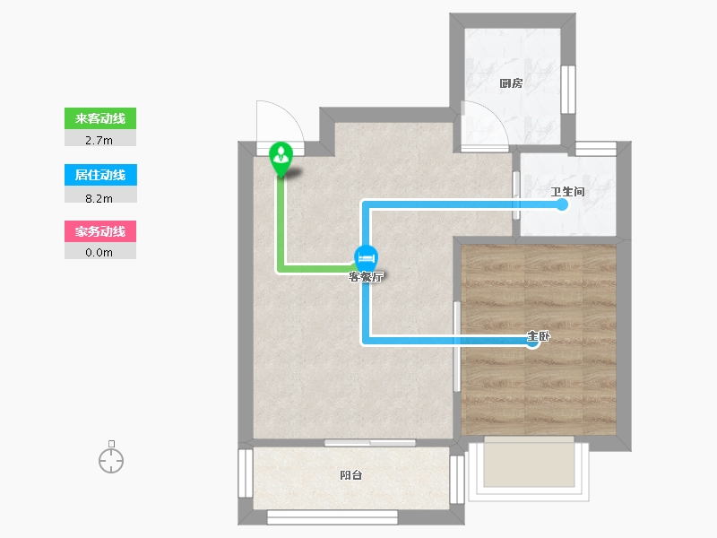 广东省-深圳市-汇龙花园-33.03-户型库-动静线