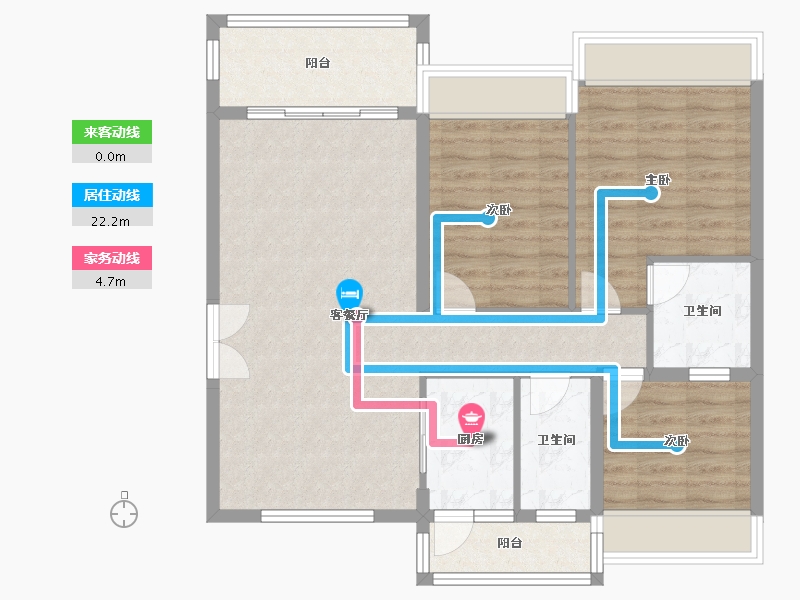 广东省-云浮市-万汇广场-100.50-户型库-动静线