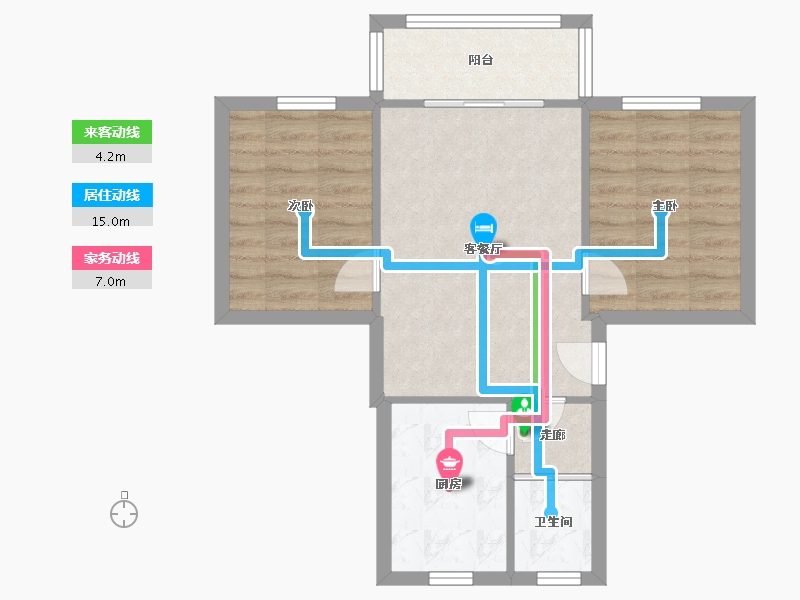 四川省-成都市-瑞升花园-71.09-户型库-动静线