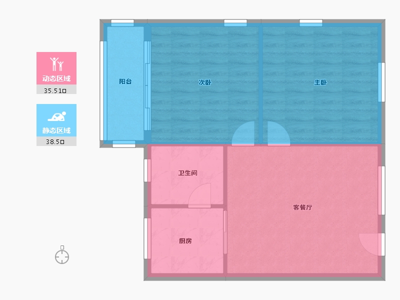 广东省-广州市-云桂东街13号-68.00-户型库-动静分区