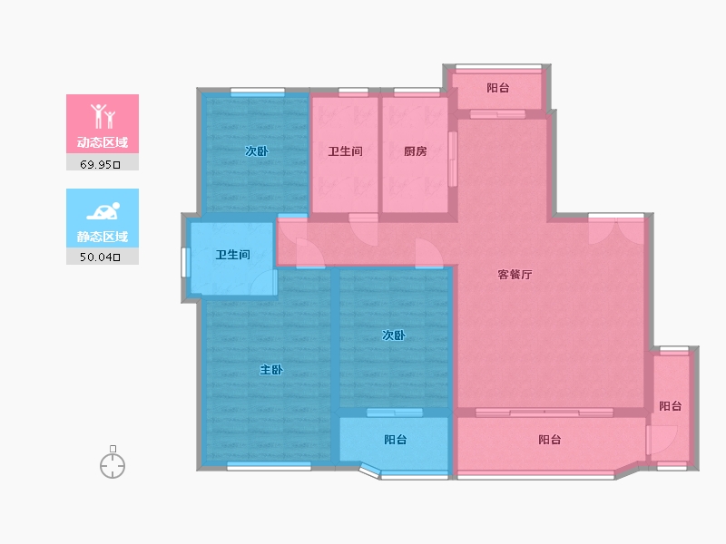 河北省-廊坊市-御化郡-96.00-户型库-动静分区