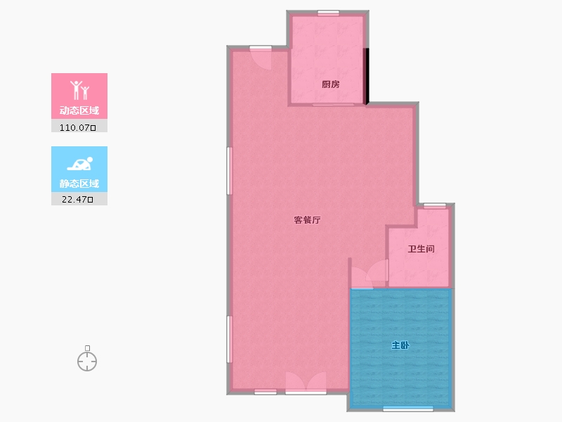 湖北省-武汉市-武汉雅居乐花园-124.80-户型库-动静分区