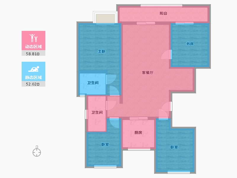 河北省-沧州市-石榴玉兰湾-116.00-户型库-动静分区