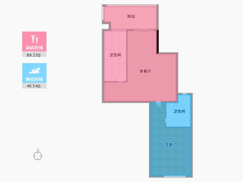 湖北省-武汉市-武汉雅居乐花园-124.80-户型库-动静分区