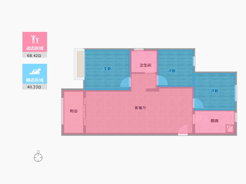 河北省-邢台市-保利云上-98.00-户型库-动静分区