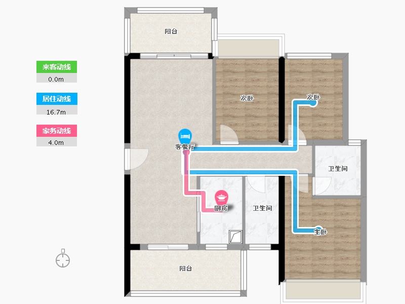 广东省-汕头市-金紫名邦-92.00-户型库-动静线