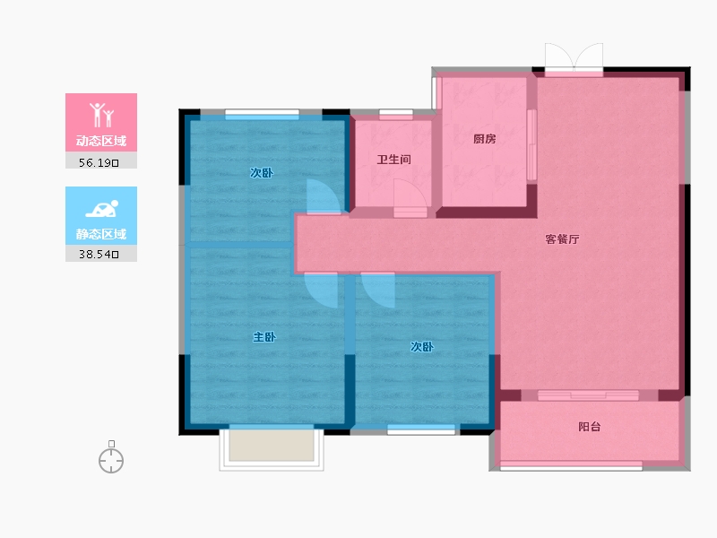 河南省-三门峡市-黄河新城-85.00-户型库-动静分区