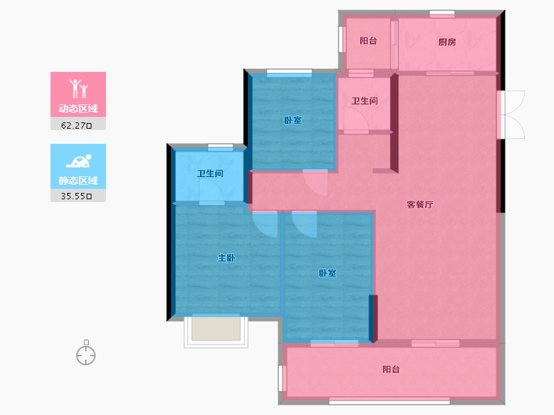 湖北省-恩施土家族苗族自治州-武建中港城-117.43-户型库-动静分区