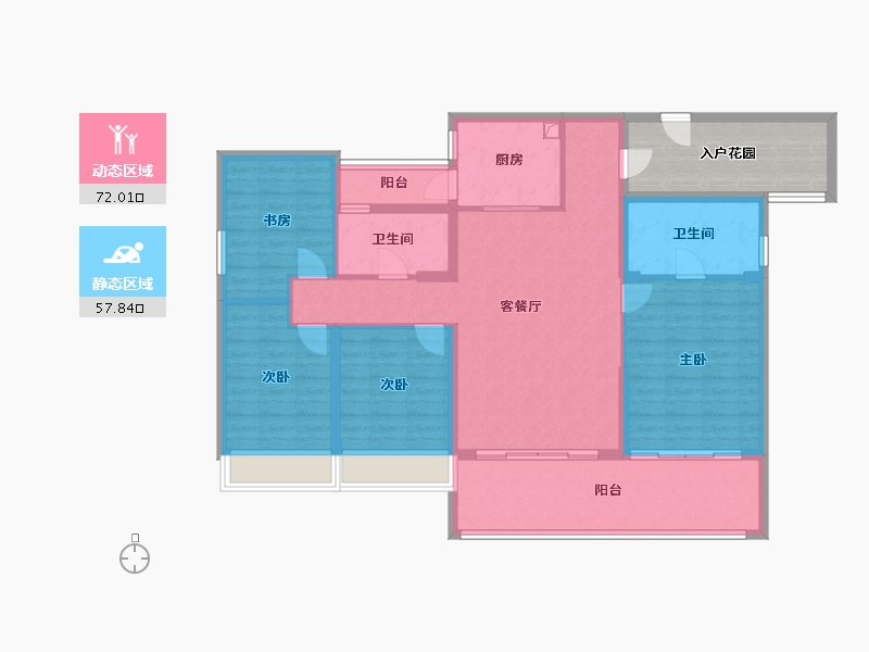 云南省-曲靖市-宏发新时代-117.91-户型库-动静分区