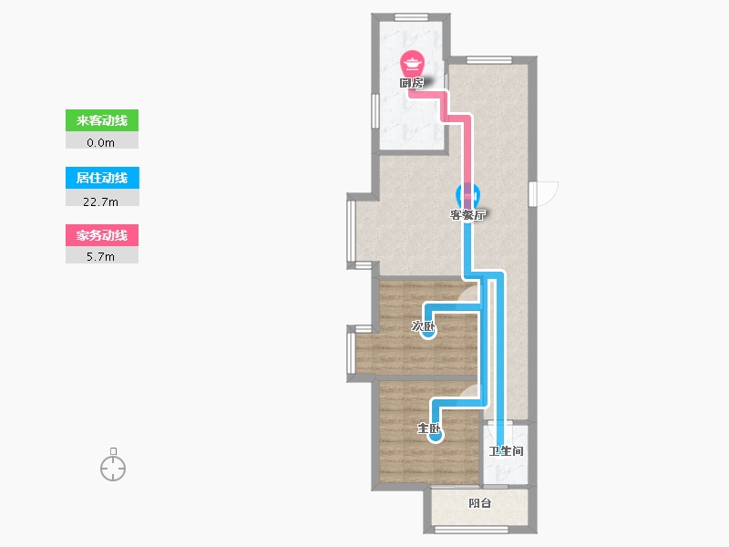 福建省-厦门市-莲花新城湖园-71.20-户型库-动静线