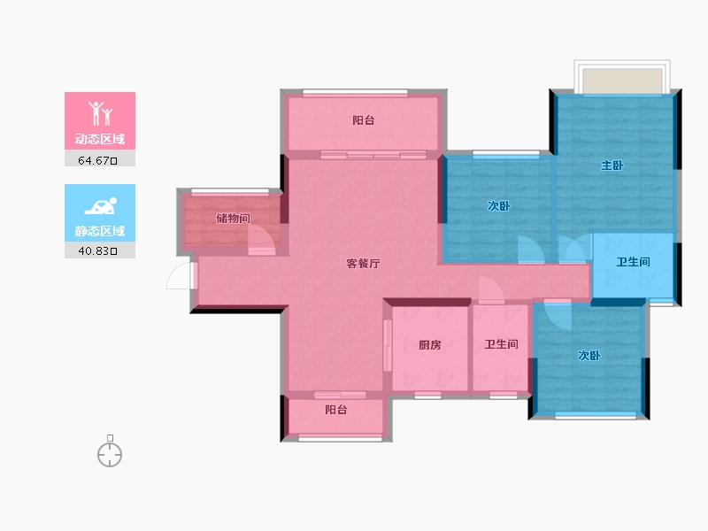 江西省-九江市-君悦国际-100.00-户型库-动静分区