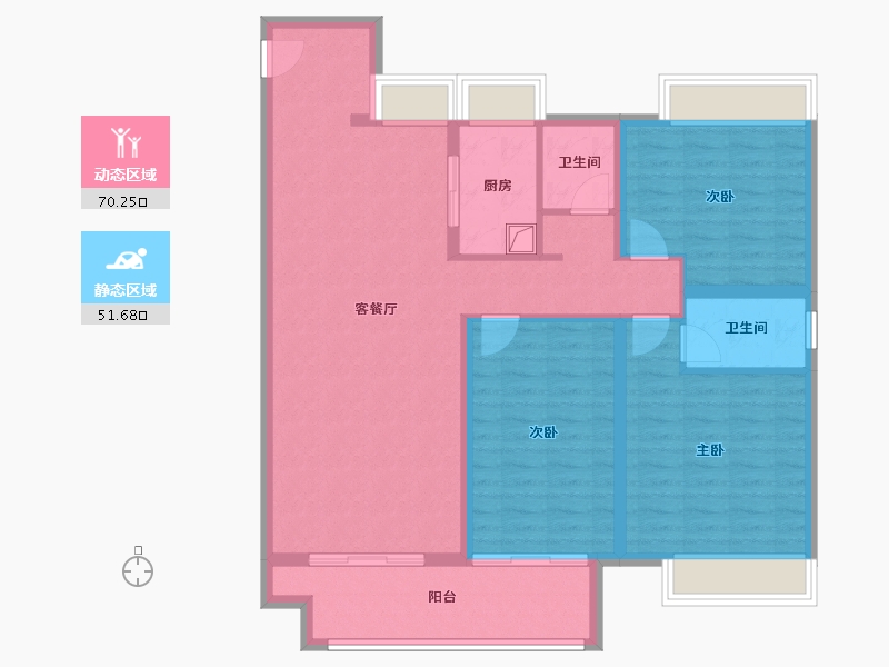 江西省-上饶市-轩宇学府-116.59-户型库-动静分区