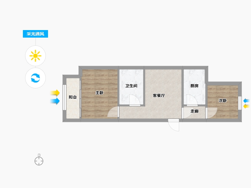 浙江省-宁波市-汪弄小区-39.20-户型库-采光通风