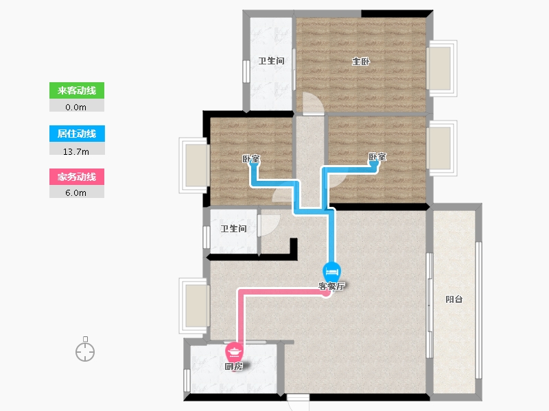 江西省-九江市-瑞昌国宾府-111.20-户型库-动静线