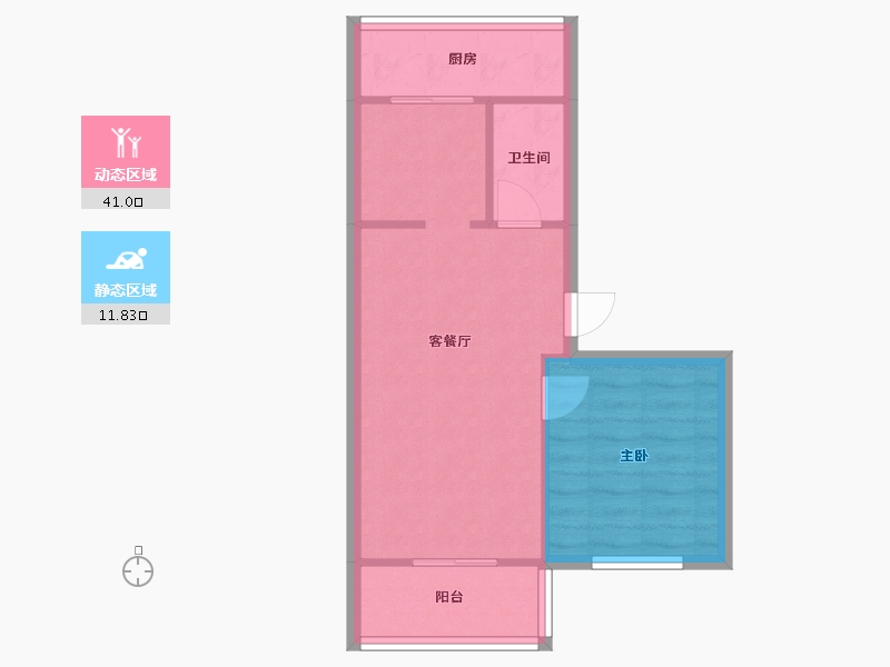 河南省-洛阳市-龙西小区-42.40-户型库-动静分区