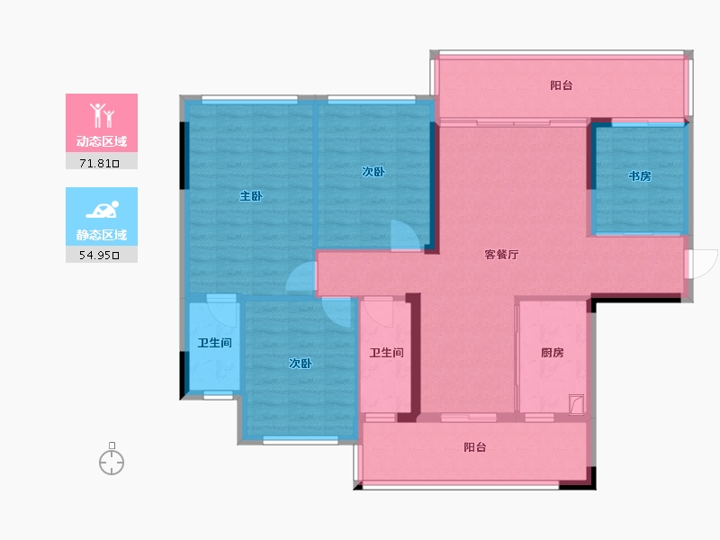 广西壮族自治区-柳州市-江泰名城-120.34-户型库-动静分区