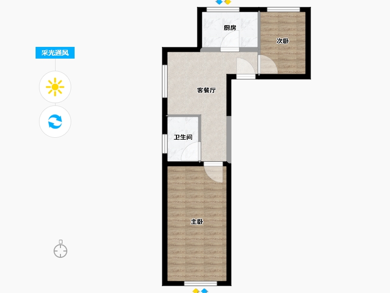 内蒙古自治区-鄂尔多斯市-万和城L6地块-52.01-户型库-采光通风