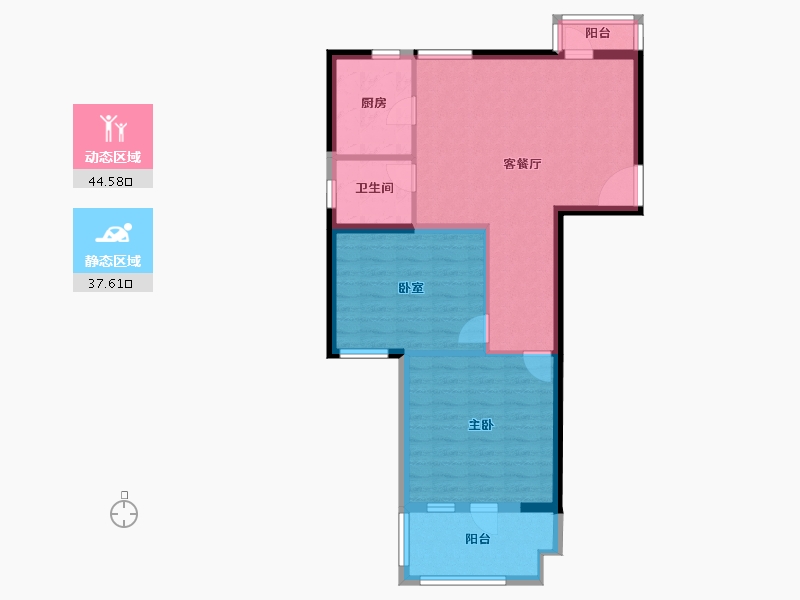 湖北省-武汉市-航空路壹号-73.86-户型库-动静分区