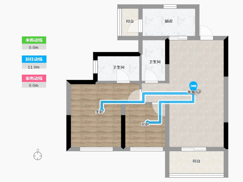 四川省-成都市-高投汇悦府-62.38-户型库-动静线