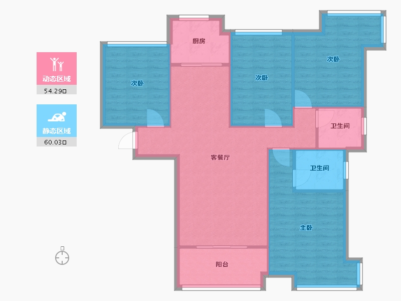 江西省-上饶市-亿豪-95.82-户型库-动静分区