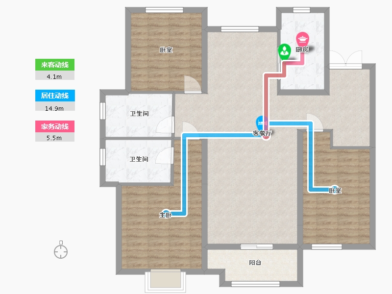 河北省-保定市-福林佳苑-120.00-户型库-动静线