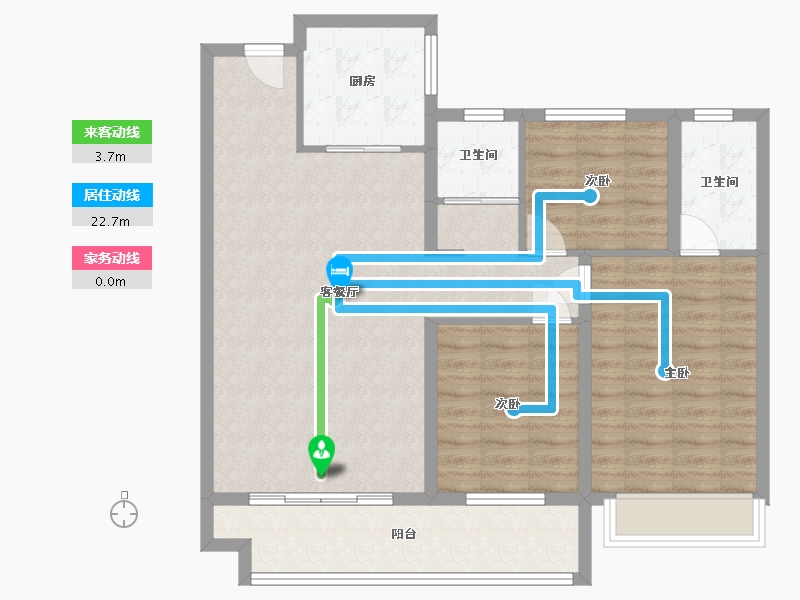 山东省-日照市-高新颐和家园-92.80-户型库-动静线