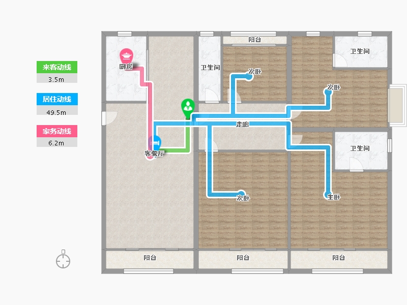 福建省-福州市-三江城-199.00-户型库-动静线