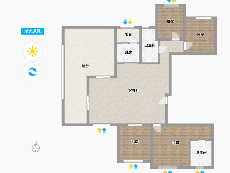 贵州省-黔东南苗族侗族自治州-领地天御-149.00-户型库-采光通风