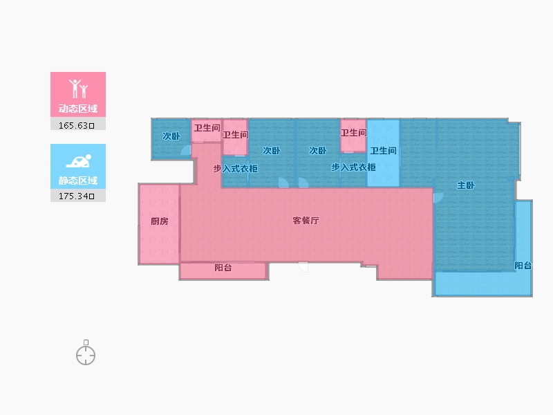 青海省-西宁市-金水豪庭-240.00-户型库-动静分区