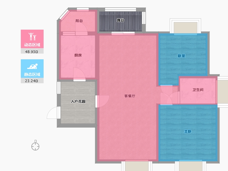 四川省-成都市-南城都汇-三期-74.12-户型库-动静分区