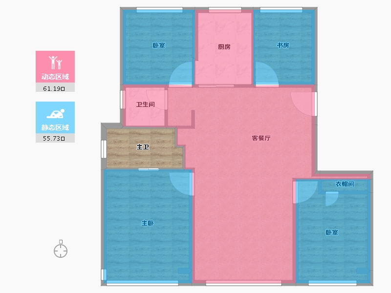 北京-北京市-招商玺-112.28-户型库-动静分区