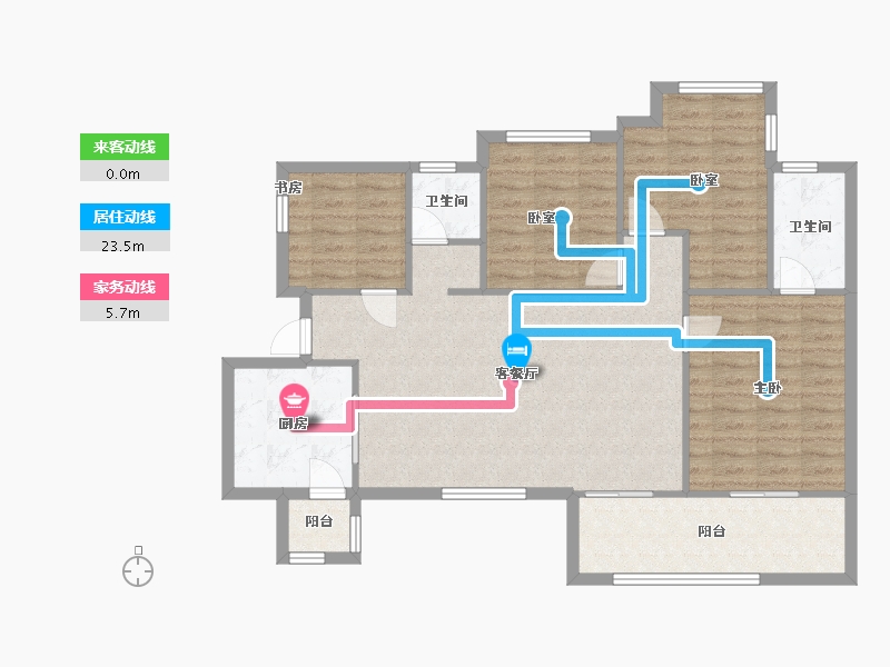 四川省-成都市-金都华庭-116.00-户型库-动静线