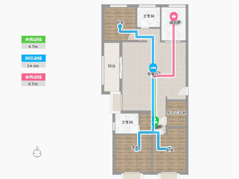 上海-上海市-金融街金悦府-99.93-户型库-动静线