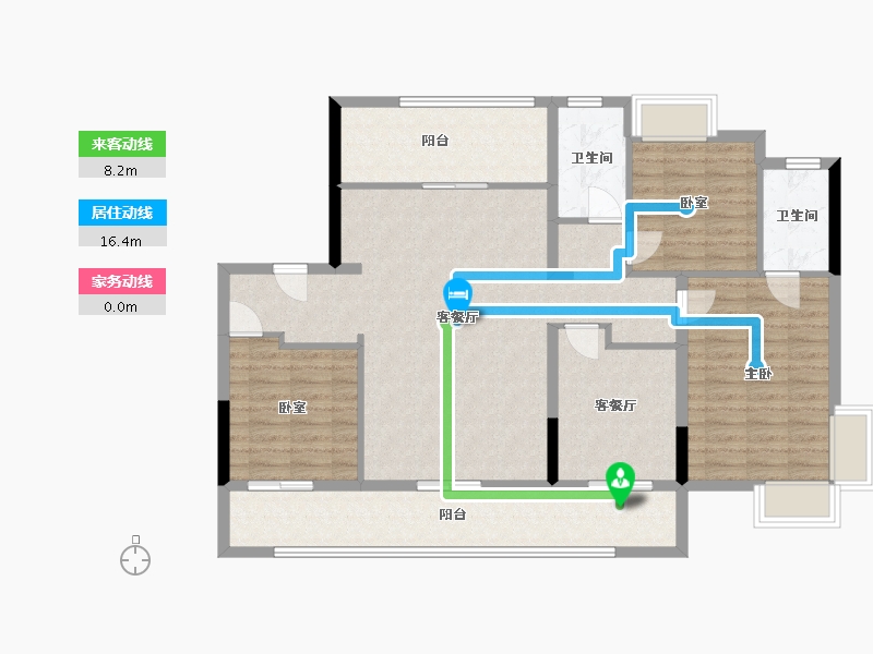 江苏省-苏州市-建发·云湖上-114.12-户型库-动静线